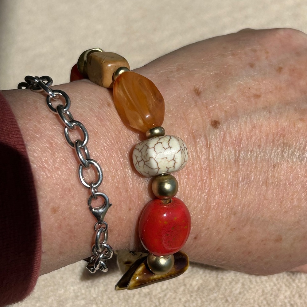 Bohemian Style Beaded Bracelet with Tassel
